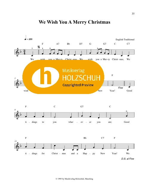 We Wish You A Merry Christmas